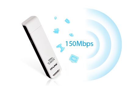 TL-WN721N | Bezprzewodowa Karta Sieciowa USB, Standard N, 150Mb/S.