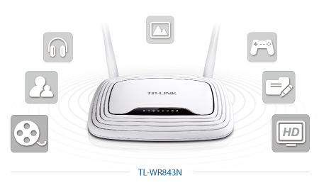 ROUTER WIRELESS TP-LINK TL-WR843ND Venta de equipos de computo: laptops,  aio, impresoras, monitores y más APC Tecnología