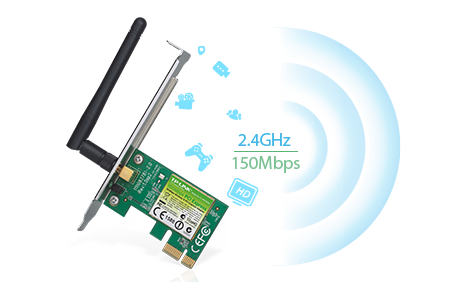 TL-WN781ND, Adaptateur PCI Express WiFi N 150Mbps