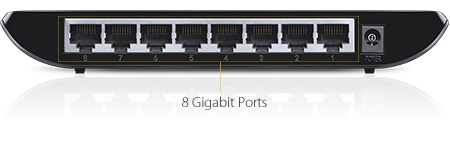 TL-SG1008D, 8-Port Gigabit Desktop Switch