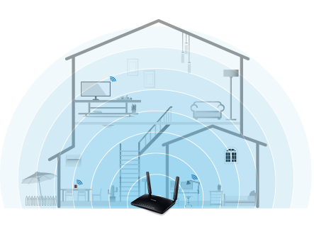 Tp-Link Modem Router Wifi Gigabit 4G LTE 300 Mbps 4 Porte Fast Ethernet LAN  1 Slot per Scheda SIM Integrato ARCHER MR200