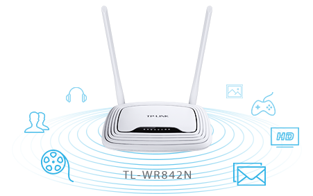 Tp-link TL-WR842N répéteur Wifi 300Mbps haut débit haut débit maison  intelligente routeur sans fil Point d'accès Wifi Range Extender