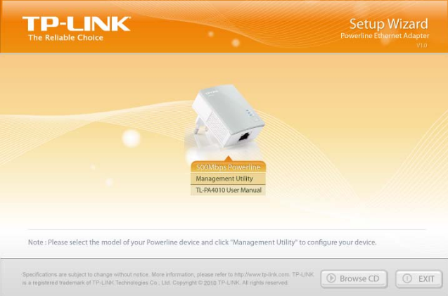 tp link powerline utility not detecting