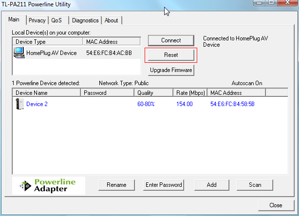 How To Reset The Powerline Adapters To Factory Defaults Tp Link United Kingdom