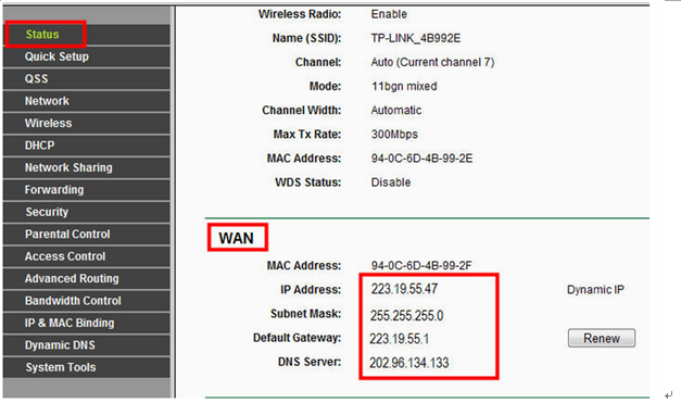 how to change router mac address motorola