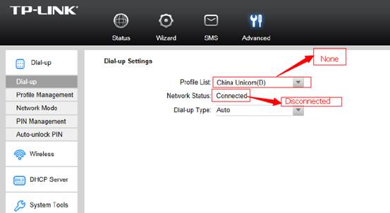 No internet connection when using TP-Link Wireless 4G LTE Router working as  3G/4G Router Mode(Case 1)