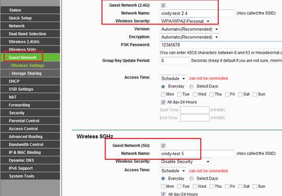 How to Configure Guest Network on Dual Band Wireless 