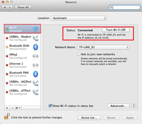 mac ethernet connection is called bluetooth pan