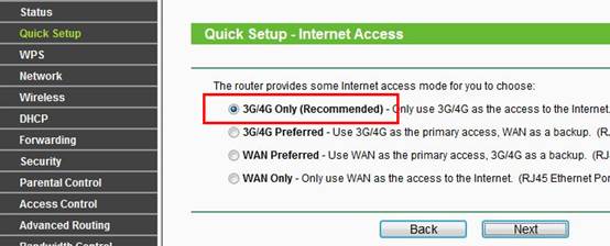 How to Configure the 3G Router Mode on the TL MR3020 and TL MR3040