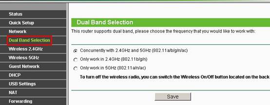 Routeur sans fil Gigabit double bande TP-LINK TL-WDR5620 AC1200 5G