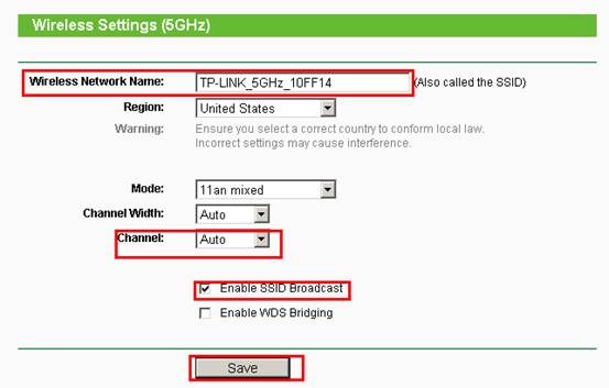 How to configure my basic wireless setting on TL-Link dual band wireless  router