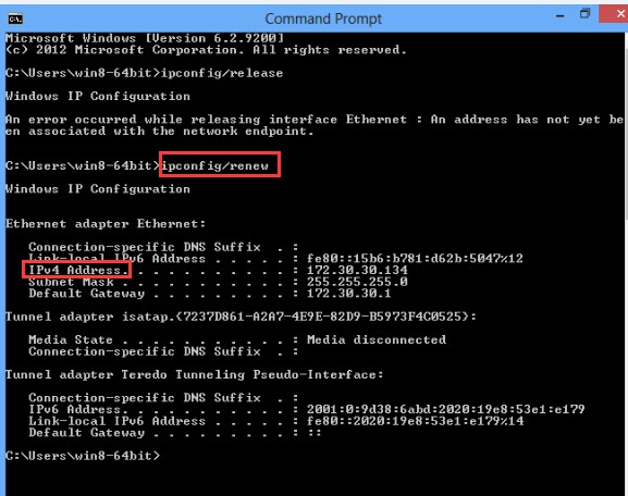 How Do I Renew The Ip Address Of My Computer Windows Xp Vista 7 8 3514