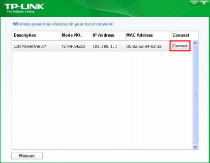 tp link powerline utility