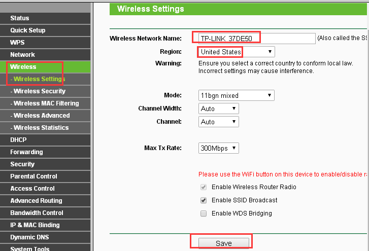 How do I configure the basic wireless settings for my TP-Link 11N Wireless  Router?