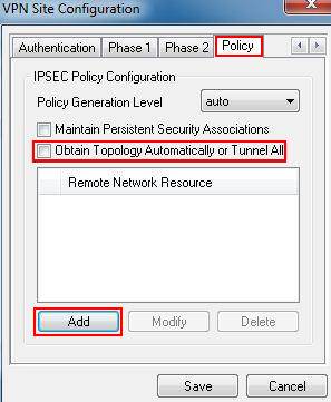 configure shrew soft vpn for ike shared key