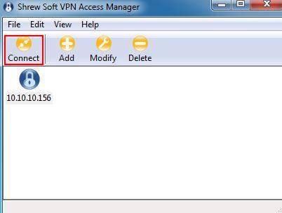 shrew soft vpn access manager