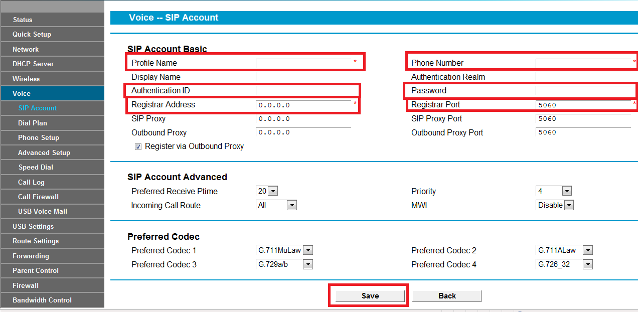 How to configure basic VOIP parameters on VOIP Modem Router | TP-Link Россия