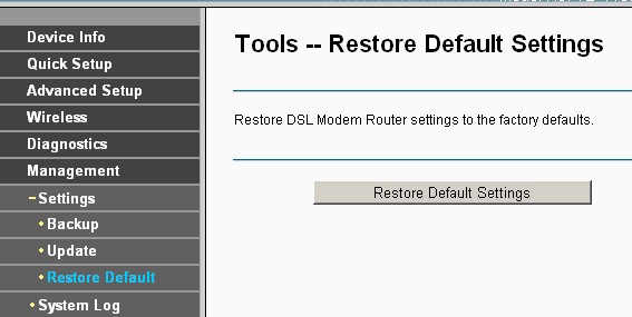 Restore default settings. Restore Advanced settings. Default settings. Как сбросить роутер до заводских настроек TP-link. Active Factory defaults.