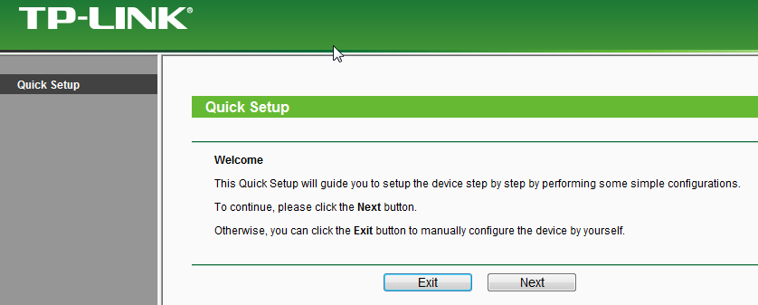 TP-Link Router Quick Setup 