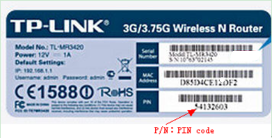 tp link code router label digit wireless connect bottom device windows