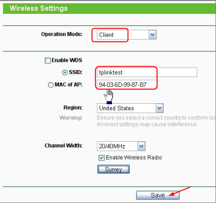 wifi network mac address acess