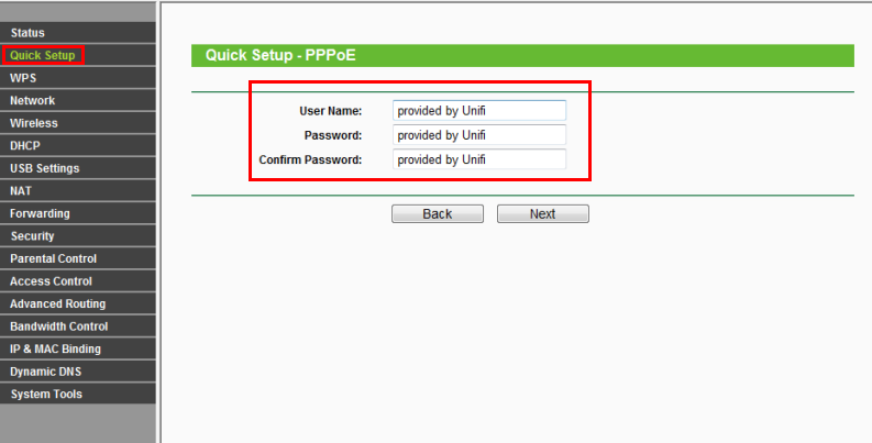 TP-Link Router Quick Setup 