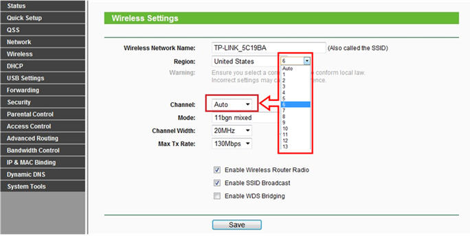 transmit power wifi tp link