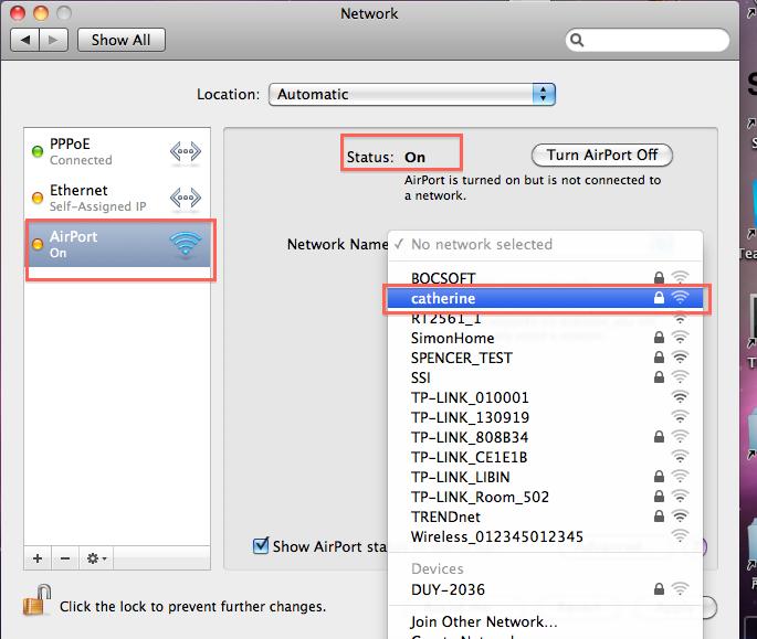 remove self assigned ip address mac ethernet