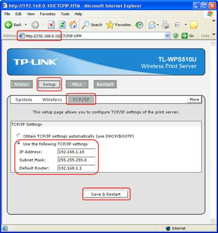 TP-Link TL-WPS510U WIRELESS PRINT SERVER