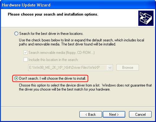 how to install a network driver