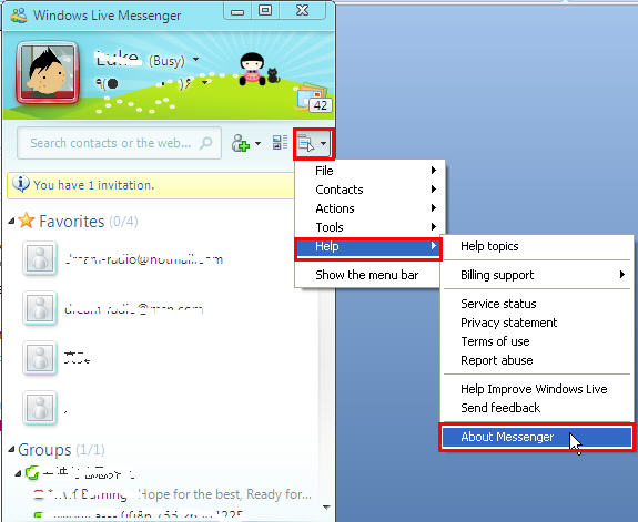 Why cannot I use MSN view function if I upgrade Windows Live