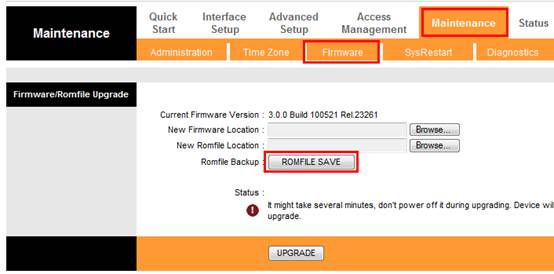 tp link router configuration page