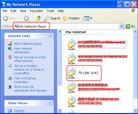 my network places icon xp