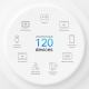 Sistema 4G Wi-Fi 6 Mesh AX1500 8