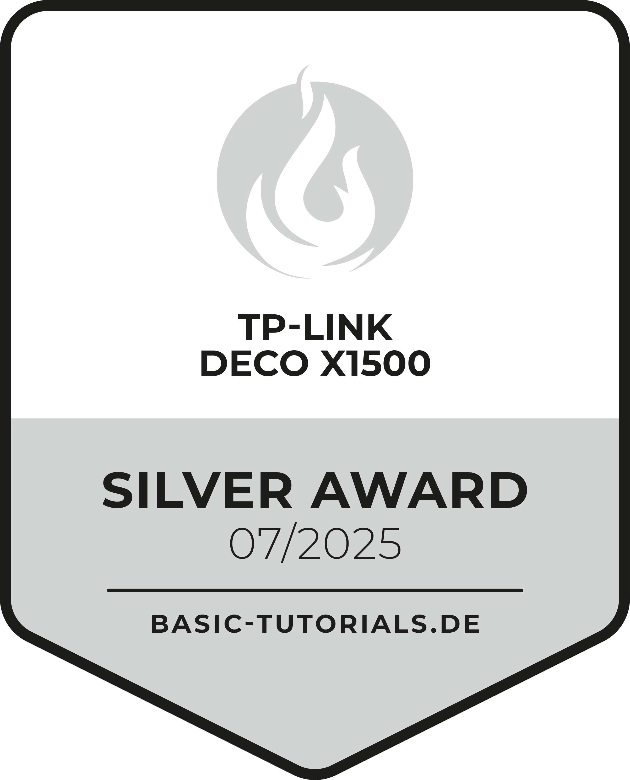 Basic-Tutorials Silver Award TP-Link Deco X1500