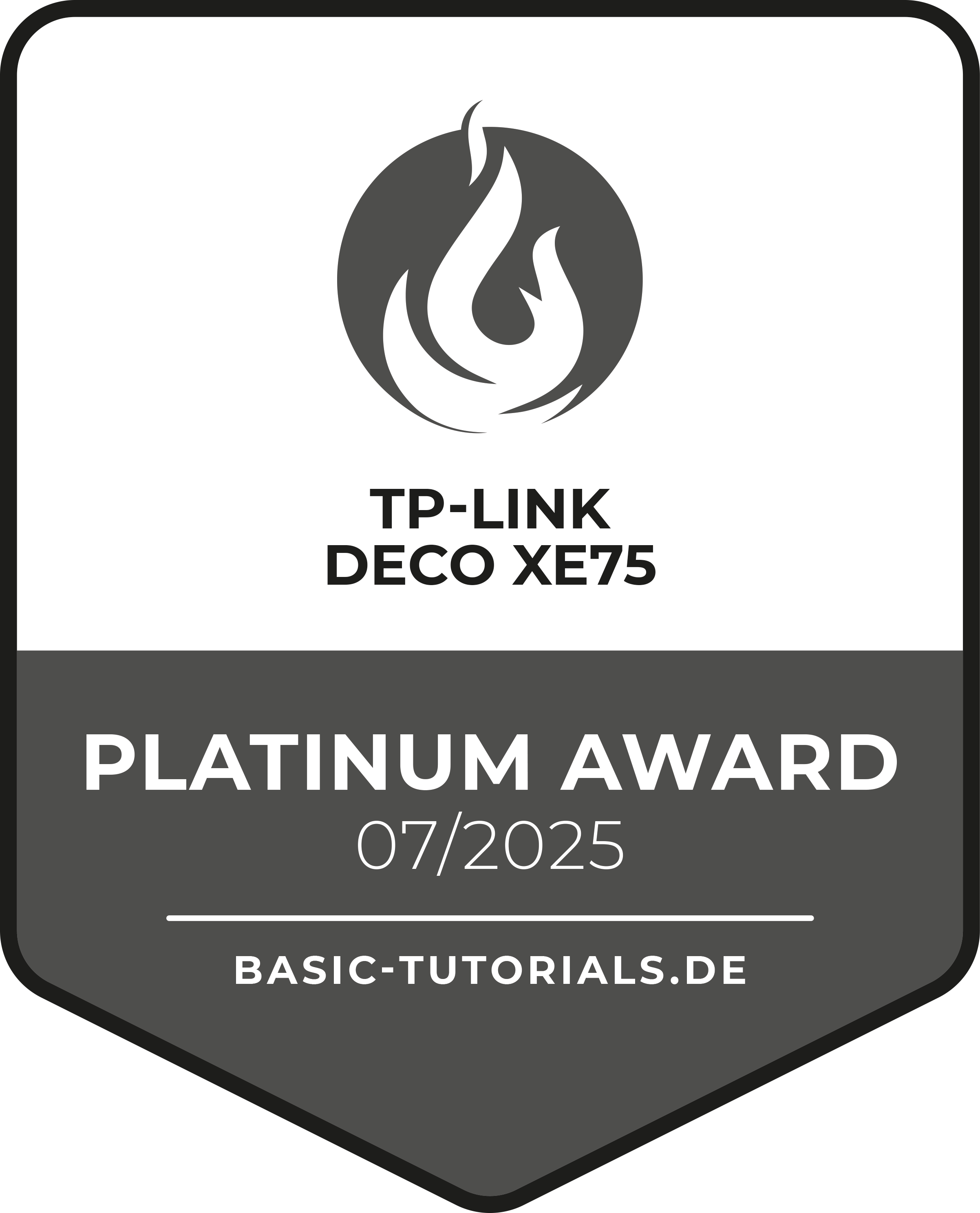 Basic-Tutorials Platinum Award TP-Link Deco XE75