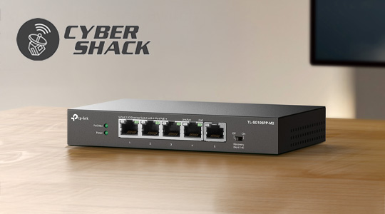 TP-Link TL-SG105PP-M2 5-port 2.5Gbps POE++ switch, we needed one.