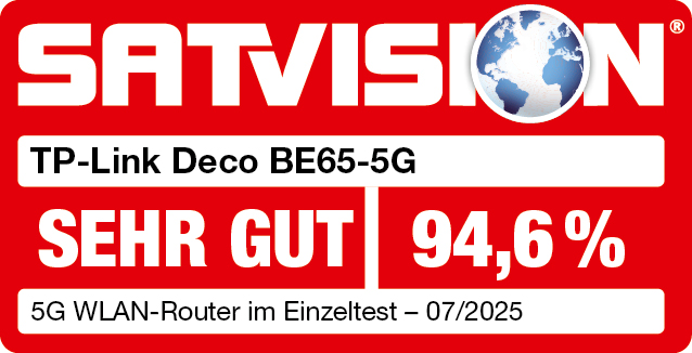 Satvision SEHR GUT TP-Link Deco BE65-5G