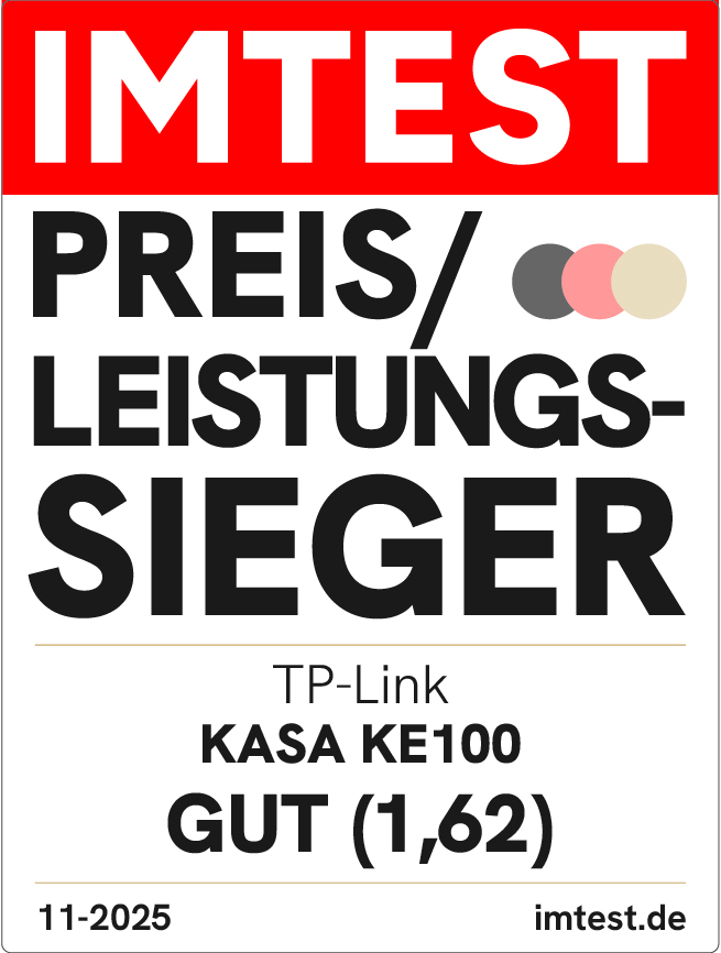 IMTEST Preis/Leistungssieger GUT TP-Link KASA KE100