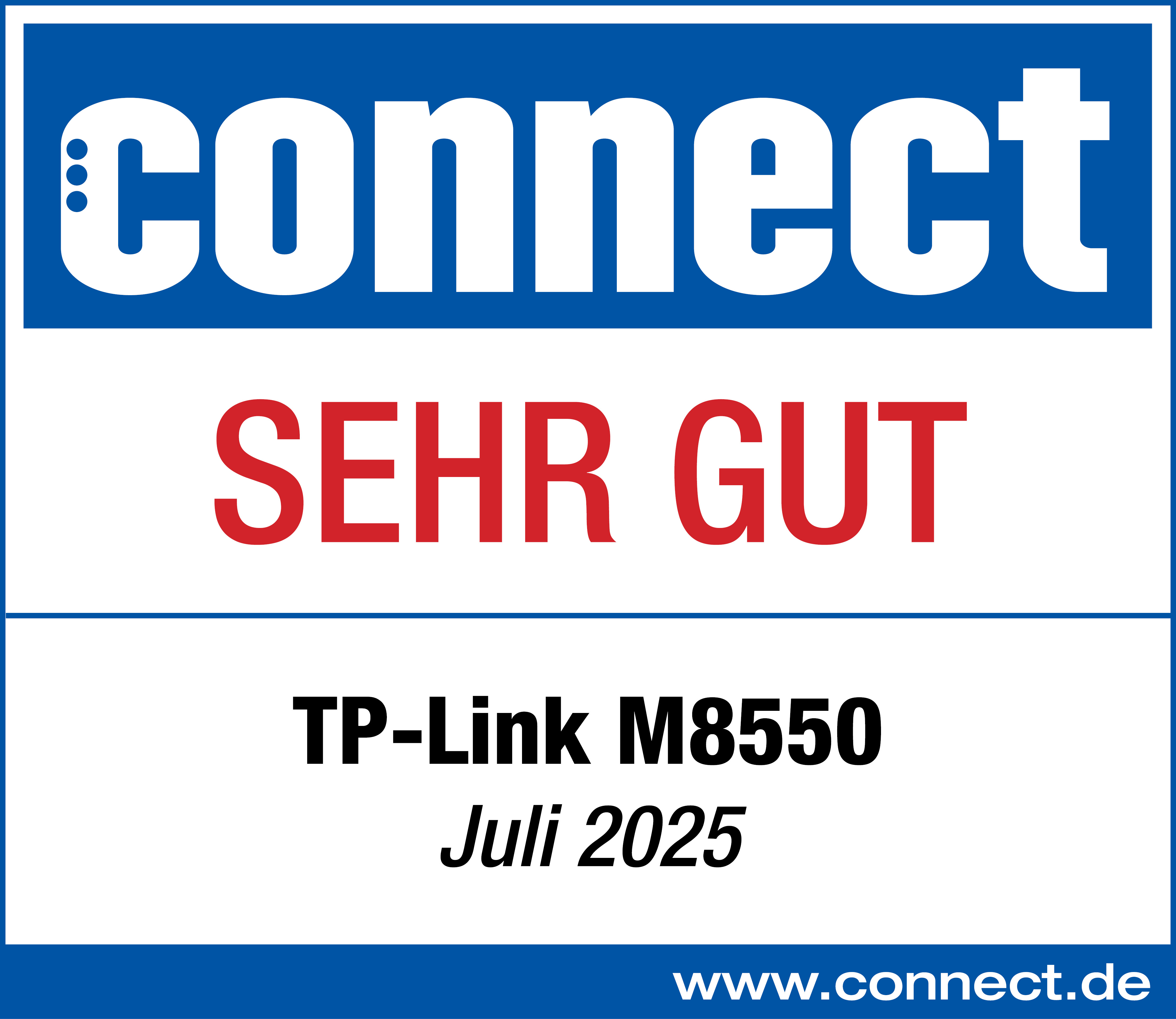 Connect SEHR GUT TP-Link M8550