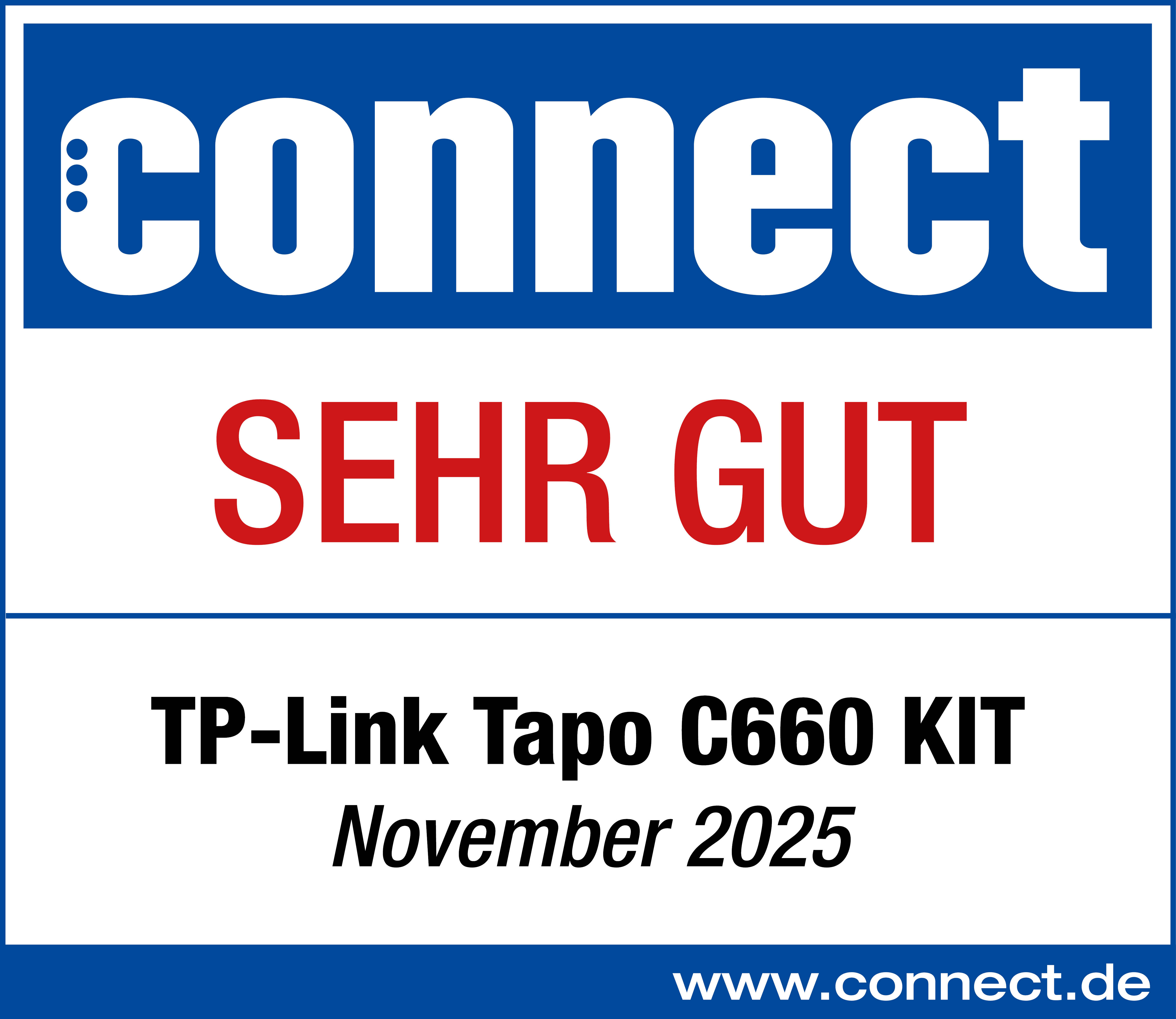 Connect SEHR GUT TP-Link Tapo C660 KIT