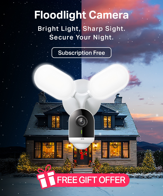 Floodlight Camera, Bright Light, Sharp Sight - Secure Your Night