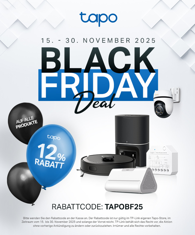 Tapo Black Friday 12% off on your order
