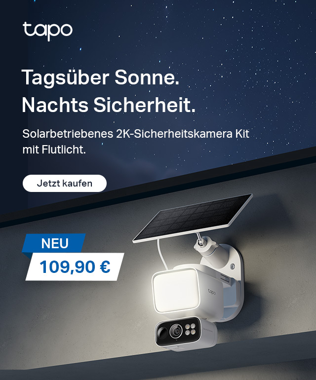 Tapo C615F KIT: Solar-Powered Security Camera with Floodlight