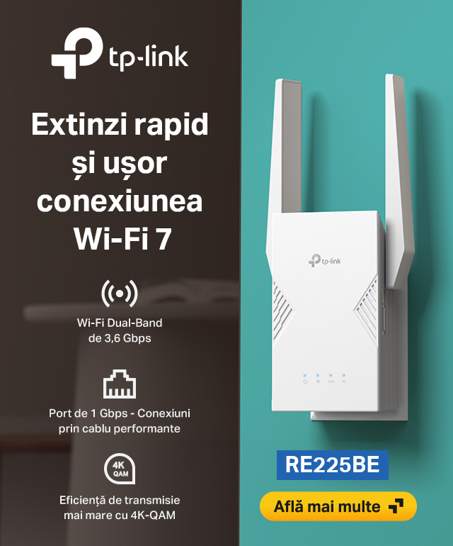 RE225BE -  Range Extender Wi-Fi 7 Dual-Band BE3600