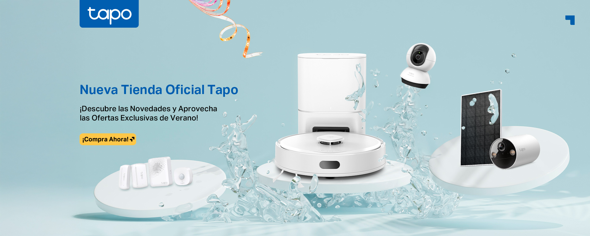 Tapo es una línea de productos de dispositivos inteligentes para el hogar de TP-Link, la marca número 1 en dispositivos de redes.