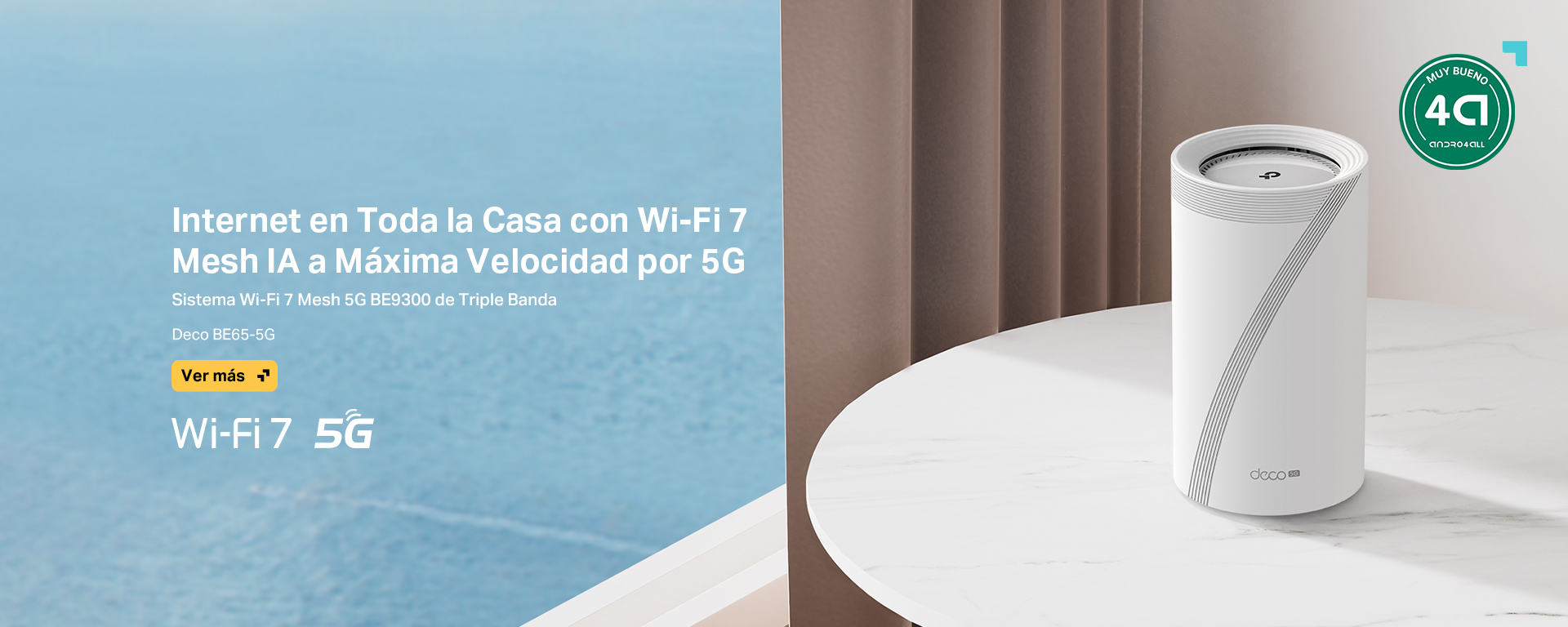 Sistema Wi.-Fi 7 Mesh 5G BE3600