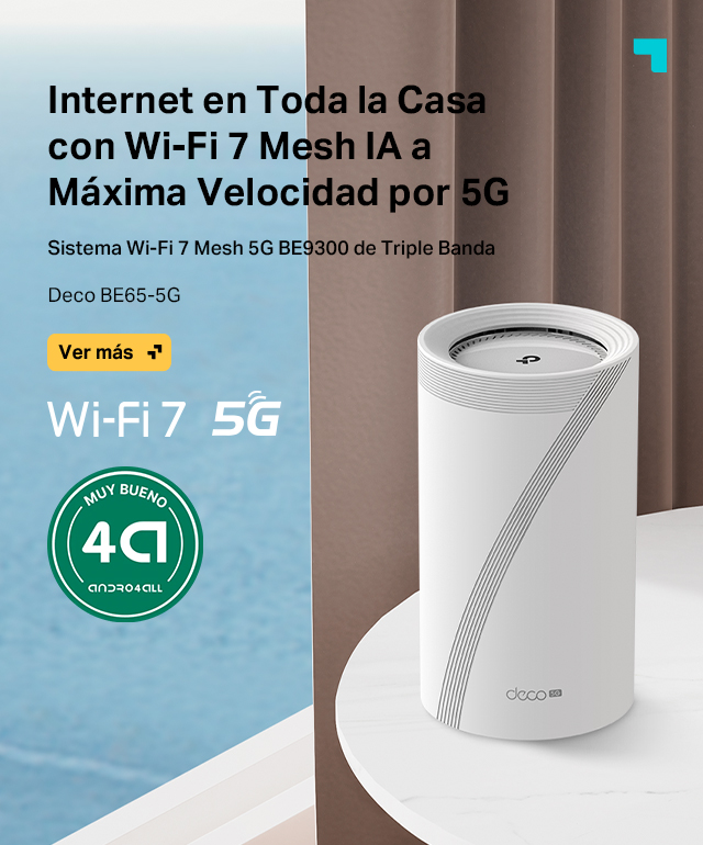 Sistema Wi.-Fi 7 Mesh 5G BE3600