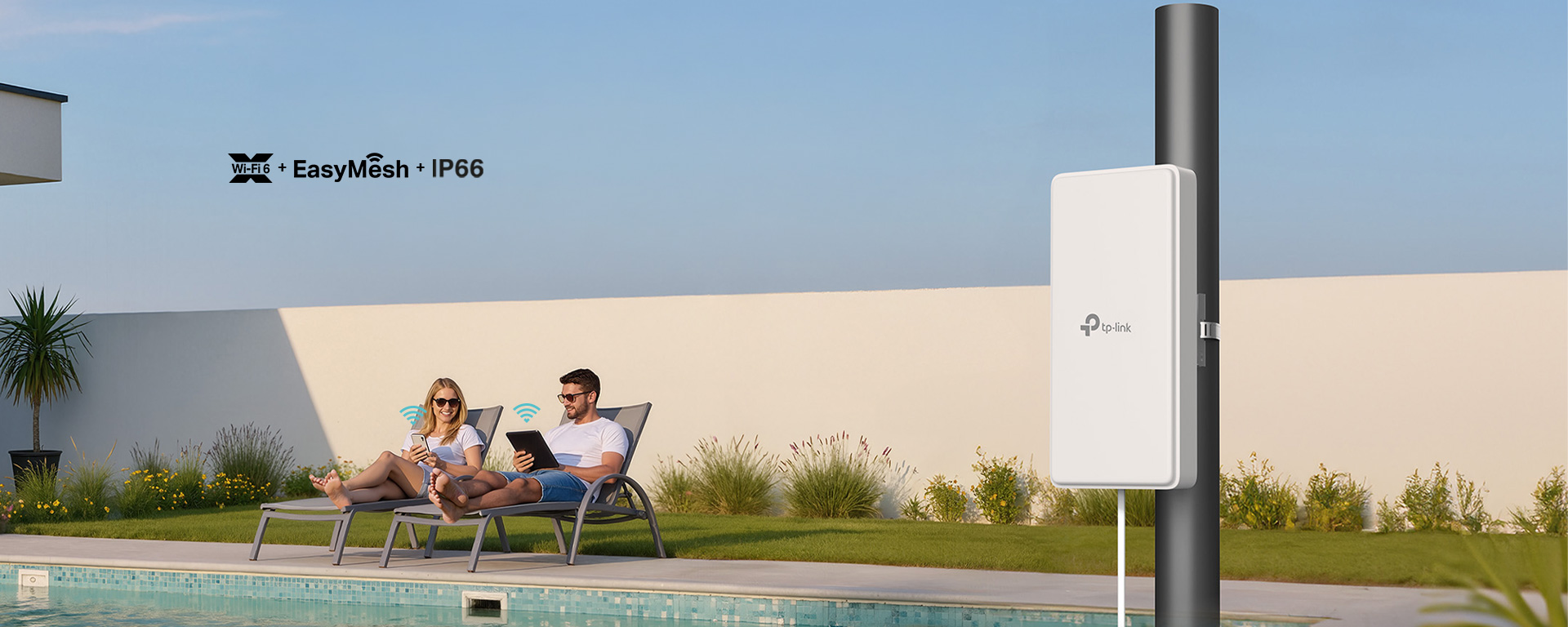 Archer NX200-Outdoor Router 5G con SIM da Esterno, AX1800, Porta 2.5GE PoE, IP66