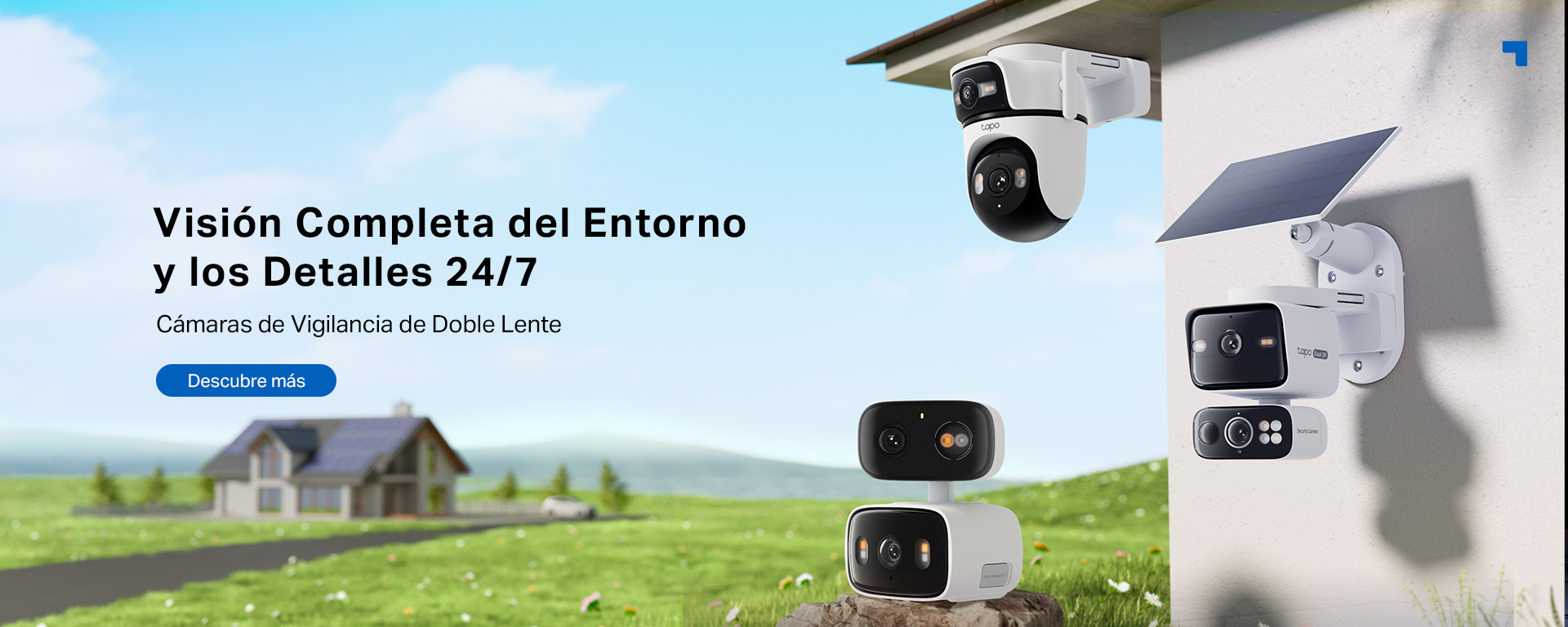 Seguridad 24/7: Visión Completa del Entorno y los Detalles Cámaras de Seguridad de Doble Lente Tapo COMPRAR CÁMARAS DE DOBLE LENTE